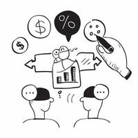 Finance team with budget cuts concept as A finance teams profile blended with budget cuts symbolizing the strain of financial reductions Ideal for business and finance ads in Pho Cleans vector
