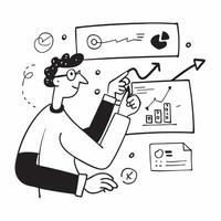 Financial Advisor with Digital Tools and Clients in Futuristic Meeting Room concept as Mid shot of a financial advisor presenting digital tools to clients in a futuristic meeting r Cleans vector