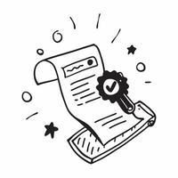 Fact Checker with Verification Stamp and Truth Icon concept as An image of a fact checker with a verification stamp and truth icon set against a whimsical background offering ample Cleans vector