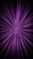 Ultraviolet Hyperspace Tunnel with Flow of Particles video