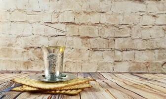 wine and matzoh jewish passover bread Passover matzo Passover wine photo
