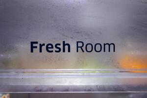 Fresh room drawer in the refrigerator to maintain food freshness by controlling temperature and humidity photo