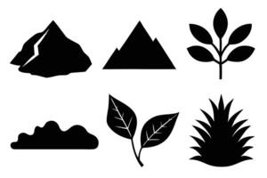 Bundle of Tree and Hill Symbols vector