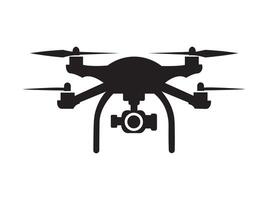Drone with action Camera vector