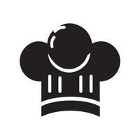 Cook chef hat icon. Linear chef toque illustration vector