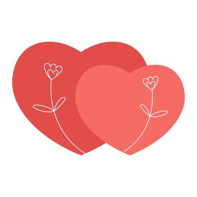 Love symbol element valentine's day