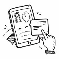 Human Face Scanning for Secure Access concept as A human face scanning for secure access on a tablet with ample blank space around for text or design elements in Photo Stock Conce Cleans vector