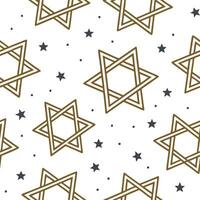 Hanukkah stars seamless pattern with gold accents and twinkling lights for a luxurious holiday feel concept as Luxurious Hanukkah stars pattern with gold accents and twinkling ligh Cleans vector