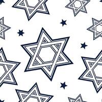 Hanukkah stars seamless pattern with blue and silver tones for a festive celebratory holiday design concept as Elegant Hanukkah stars pattern with blue and silver tones perfect for Cleans Set 3 vector