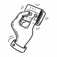 Hand Holding USB Security Key concept as A hand holding a USB security key against a plain background providing ample space for text or additional elements in Photo Stock Concept Cleans vector