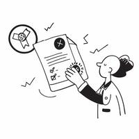 Green Auditor with Checklist and Certification concept as An image of a green auditor with a checklist and ISO14001 certification set against a dreamy background offering ample spa Cleans Set 2 vector