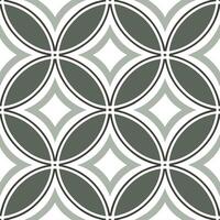 Geometric vintage seamless tile pattern with muted color palette for modern retro walls concept as Stylish geometric shapes arranged in seamless tile pattern perfect for modern ret Cleans vector