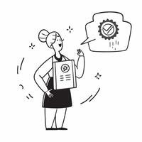 Food Safety Analyst with ISO Badge and Compliance Documentation concept as A food safety analyst holding an ISO badge and compliance documentation set against a dreamy background o Cleans vector
