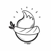 Flat design as Stork icon with copy space on a white background concept as A image of a stork icon with generous copy space on a white background perfect for baby announceme Cleans Set 2 vector