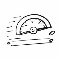 Flat design as Speedometer icon with copy space on a gray background concept as A image of a speedometer icon with generous copy space on a gray background ideal for speed a Cleans Set 2 vector