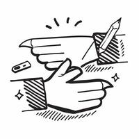 Flat design as Project manager leading a hybrid meeting concept as A illustration of a project manager leading a hybrid meeting with both onsite and remote participants usin Cleans vector