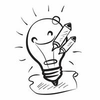 Flat design as Lightbulb icon with copy space on a gray background concept as A image of a lightbulb icon with generous copy space on a gray background ideal for showcasing Cleans Set 3 vector
