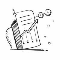 Flat design as Graph icon with copy space on a minimalist background concept as A image of a graph icon with generous copy space on a minimalist background ideal for busines Cleans vector
