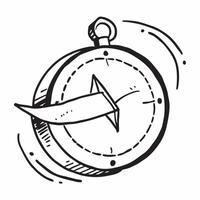 Flat design as Compass icon with copy space on a blue background concept as A image of a compass icon with ample copy space on a blue background perfect for travel and navig Cleans Set 2 vector