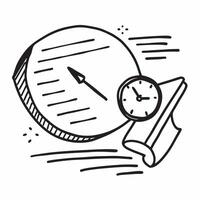 Flat design as Clock icon with copy space on a minimalist background concept as A image of a clock icon with ample copy space on a minimalist background perfect for time man Cleans Set 3 vector