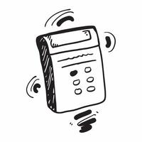 Flat design as Calculator icon with copy space on a tech themed background concept as A image of a calculator icon with generous copy space on a tech themed background ideal Cleans Set 2 vector