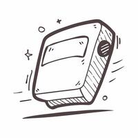 Flat design as Car door icon with copy space on a blue background concept as A image of a car door icon with generous copy space on a blue background ideal for automotive an Cleans vector