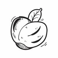 Flat design as Apple icon with copy space on a white background concept as A image of an apple icon with generous copy space on a white background ideal for promoting health Cleans Set 5 vector