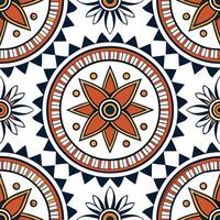 Ethnic patterns seamless design with vibrant colors and tribal motifs for a bold culturally inspired aesthetic concept as Bold ethnic patterns with tribal motifs and vibrant colors Cleans vector