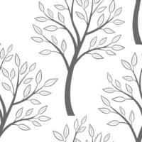 Elegant winter trees seamless tile pattern with frosted branches and silver leaves for sophisticated decor concept as Frosted branches and silver leaves arranged seamlessly to crea Cleans vector
