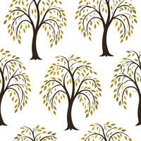 Elegant autumn trees seamless tile pattern with birch and cherry trees for sophisticated fall decor concept as Elegant birch and cherry trees arranged seamlessly for sophisticated Cleans Set 4 vector