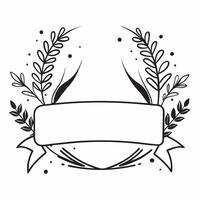 Elegant border frame with wheat stalks and berries with copy space concept as A border frame featuring wheat stalks and berries symbolizing the harvest and adding elegance to Than Cleans vector