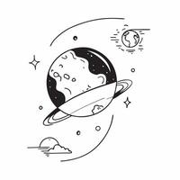 Earth Evening and Space Morning concept as A view illustrating Earth in the evening and space in the morning set against a dreamy background offering ample space for text or graphi Cleans vector