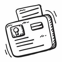 Driver license icon with copy space on a white background concept as A image of a driver license icon with ample copy space on a white background perfect for identification Cleans Set 4 vector