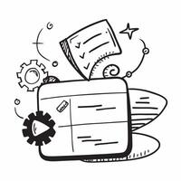 Digital transformation icon with blank space for custom branding concept as A customizable digital transformation icon with blank space for adding custom branding elements making i Cleans vector