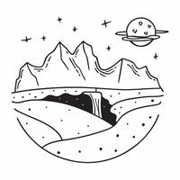 Day and Night Valley concept as A timelapse view of a valley during the day and night set against a dreamy background offering ample space for text or graphics symbolizing the vall Cleans vector