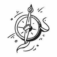 Compass icon with copy space on a blue background concept as A image of a compass icon with ample copy space on a blue background perfect for travel and navigation themed vi Cleans Set 2 vector