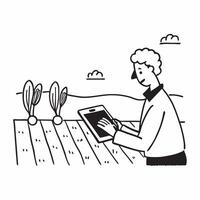 Climate Policy Analyst with Digital Presentation and Policy Documents in Office concept as Long shot of a climate policy analyst giving a digital presentation on policy documents i Cleans vector