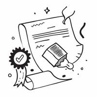 Cleans Medical Environment with Certificate and ISO Badge concept as A Cleans medical environment with a certificate and an ISO badge set against a whimsical background offering ampl Cleans vector