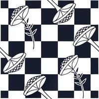 Classic checkerboard seamless pattern with high contrast colors and sharp lines for graphic projects concept as High contrast checkerboard pattern with sharp lines perfect for bold Cleans vector