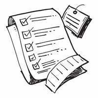 Checklist illustration with copy space for business reports concept as A visually appealing checklist illustration with copy space designed to enhance business reports and presenta Cleans vector