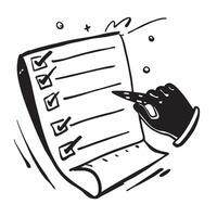 Checklist symbol with copy space for strategic planning concept as A strategic planning oriented checklist symbol with ample copy space ideal for visualizing long term goals object Cleans vector
