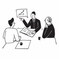 CEO conducting a hybrid board meeting concept as A CEO conducting a hybrid board meeting with executives both in the boardroom and joining remotely emphasizing leadership and moder Cleans vector