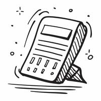 Calculator icon with copy space on a tech themed background concept as A image of a calculator icon with generous copy space on a tech themed background ideal for business f Cleans Set 2 vector