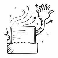 Blackboard with Rubber Tree and Rising Line concept as A blackboard featuring a rubber tree and a rising line set against a whimsical background offering ample space for text or gr Cleans vector