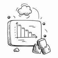 Blackboard with Platinum Bars and Downward Graph concept as A blackboard with platinum bars and a downward graph set against a dreamy background offering ample space for text or gr Cleans vector