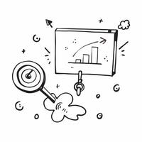 Blackboard with Key and Target concept as A blackboard with a key and a target set against a dreamy background offering ample space for text or graphics symbolizing unlocking poten Cleans vector