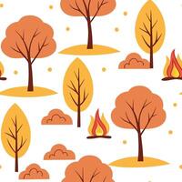 Autumn warmth seamless tile pattern with cozy blankets and golden maple leaves for inviting home decor concept as Cozy blankets and golden maple leaves arranged seamlessly to creat Cleans Set 2 vector