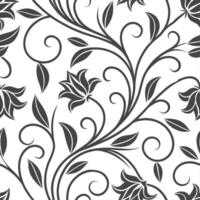 Art nouveau floral seamless pattern with earthy tones for natural decor concept as Organic art nouveau floral elements seamlessly patterned using earthy color tones for natural int Cleans Set 2 vector