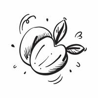 Apple icon with copy space on a gray background concept as A image of an apple icon with ample copy space on a gray background ideal for healthy eating and nutrition themed Cleans Set 2 vector