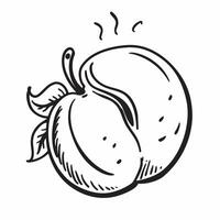 Apple icon with copy space on a white background concept as A image of an apple icon with generous copy space on a white background ideal for promoting healthy eating and nu Cleans Set 2 vector